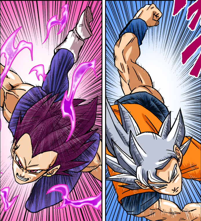 GOKU (INSTINTO SUPERIOR) vs VEGETA (EGO SUPERIOR)