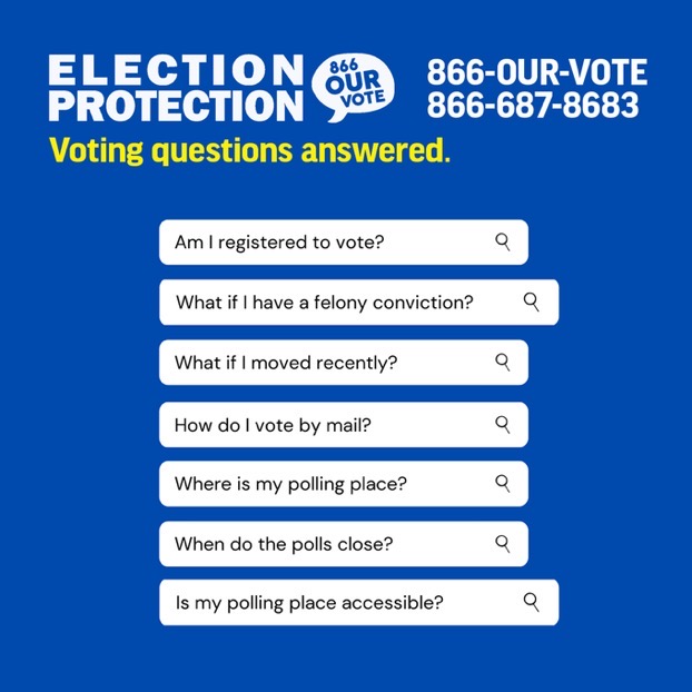 NpVOTE's tweet photo. Our vote is our power - make it count!

Ensure voters in your community know your state's voting options and have a plan to vote by Nov. 8. Need extra assistance? Call 866-OUR-VOTE for assistance from a nonpartisan volunteer. #OurElections #MakeYourVotingPlan https://t.co/DufSTxERON