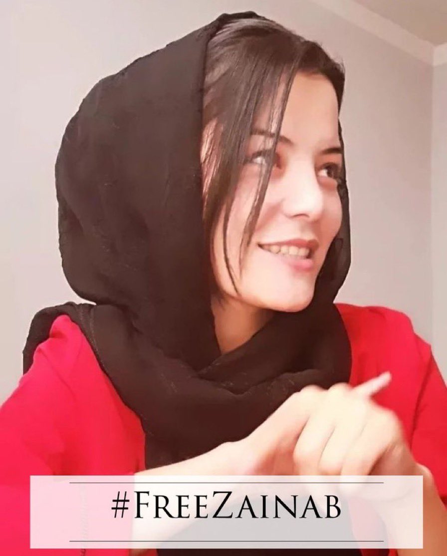 Another woman arrested by the Taliban at the press conference in Dashti Barchi, Zainab Rahimi. We demand for her immediate release! Taliban are committing horrific crimes against women prisoners. 

#FreeZainab