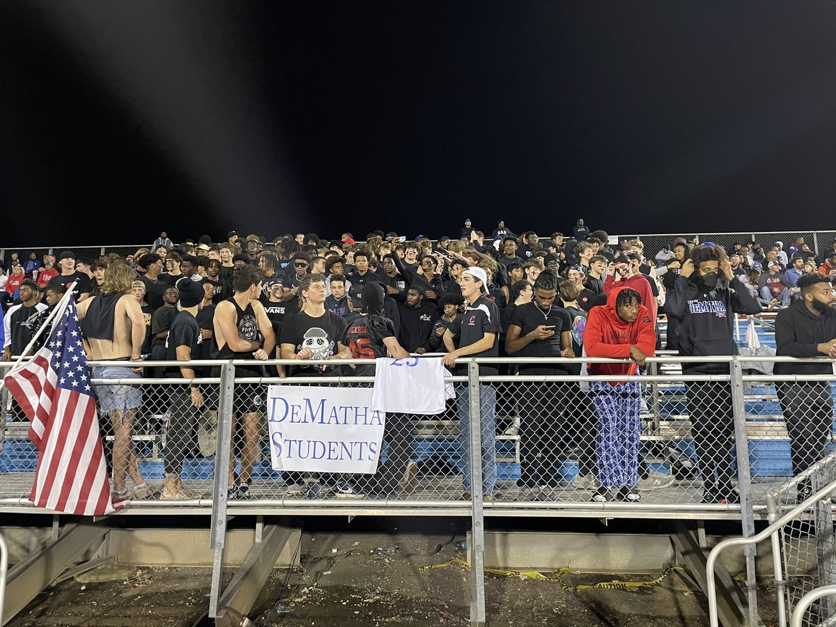 InsideDMFB's tweet photo. #WCAC Playoffs schedule is set! #Stags will host @GonzagaTDC Friday night! @StagSquad we will need you in full force again! #OneDeMatha https://t.co/GxRSaymmXz