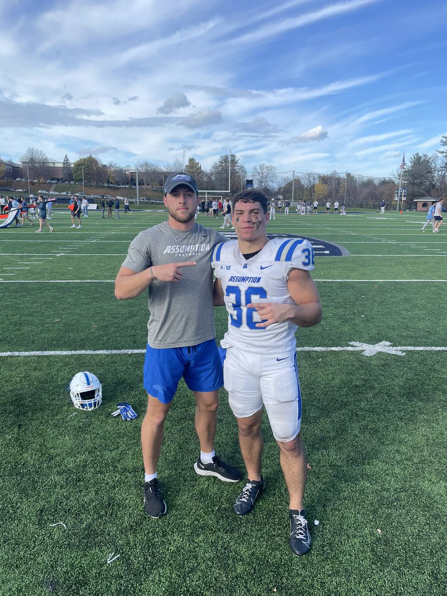 Proud of my brothers, teammates and this coaching staff!! NE10 Champions!! feels so good finally say it #NE10 <a href="/AssumptionFB/">Assumption University Football</a> <a href="/GoAssumptionU/">Assumption University Athletics</a>