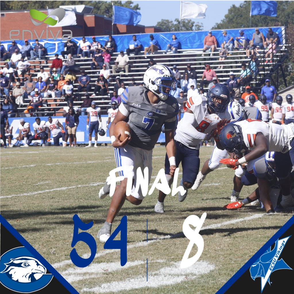 FB Final Score Presented by Enviva

Chowan takes the North Division crown and will play for the CIAA championship next weekend!