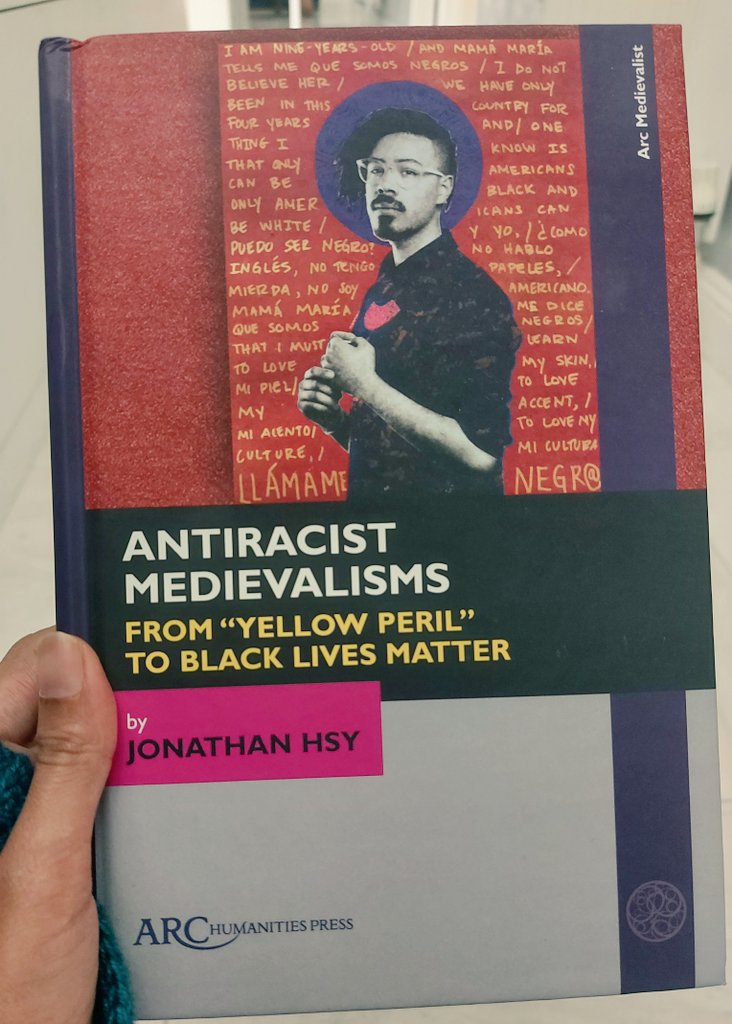ISASaxonists's tweet photo. Some of you know I sometimes write reviews. 👀
Anyway I have a review almost done of this but it may not be published for a while. Just want to share that @JonathanHsy's "Antiracist Medievalisms" is one of the best books you'll read all yr, &amp; it's great for the public too. https://t.co/BRWaMYe1kz