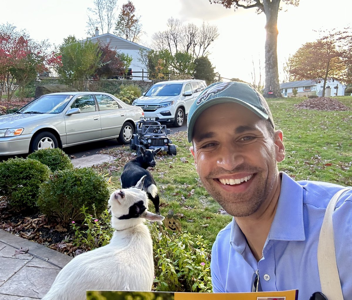 Ran into these kids while canvassing in Bucks this afternoon for Mark <a href="/MoffaForPA142/">Mark Moffa for PA 142</a> &amp; <a href="/JohnFetterman/">John Fetterman</a>!!