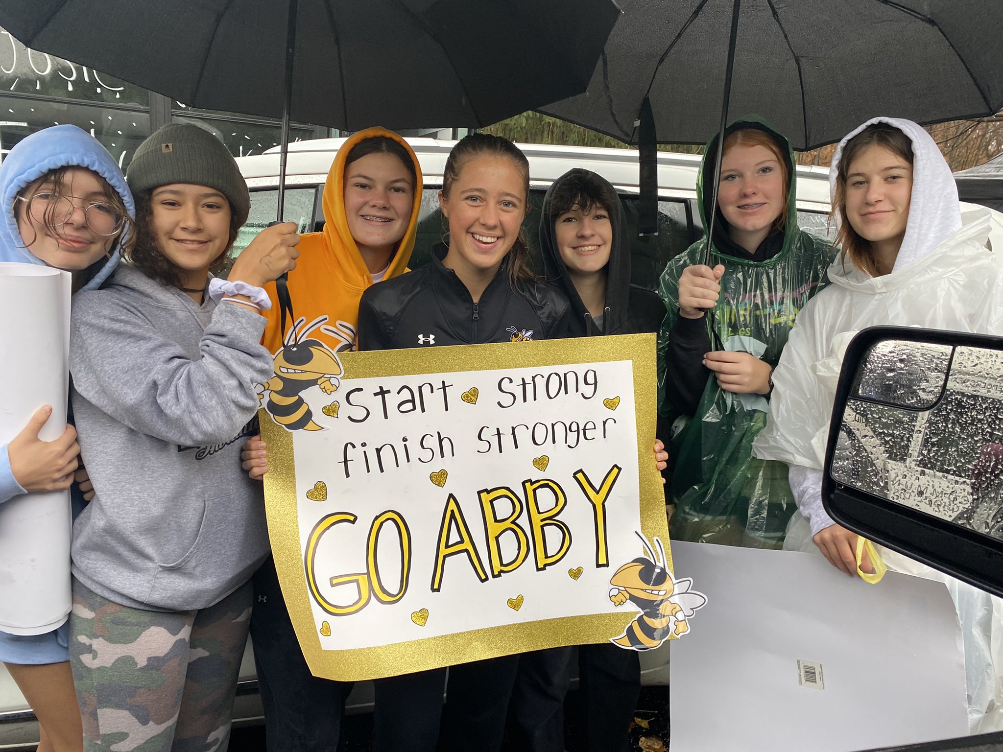 Abby and Her Teammates at State 2022