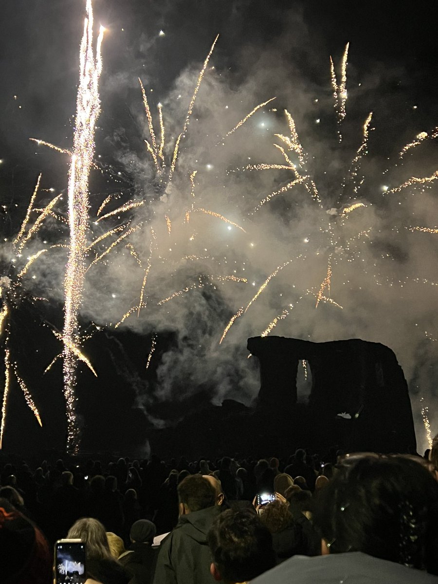Another amazing display at Denbigh Castle 🤩