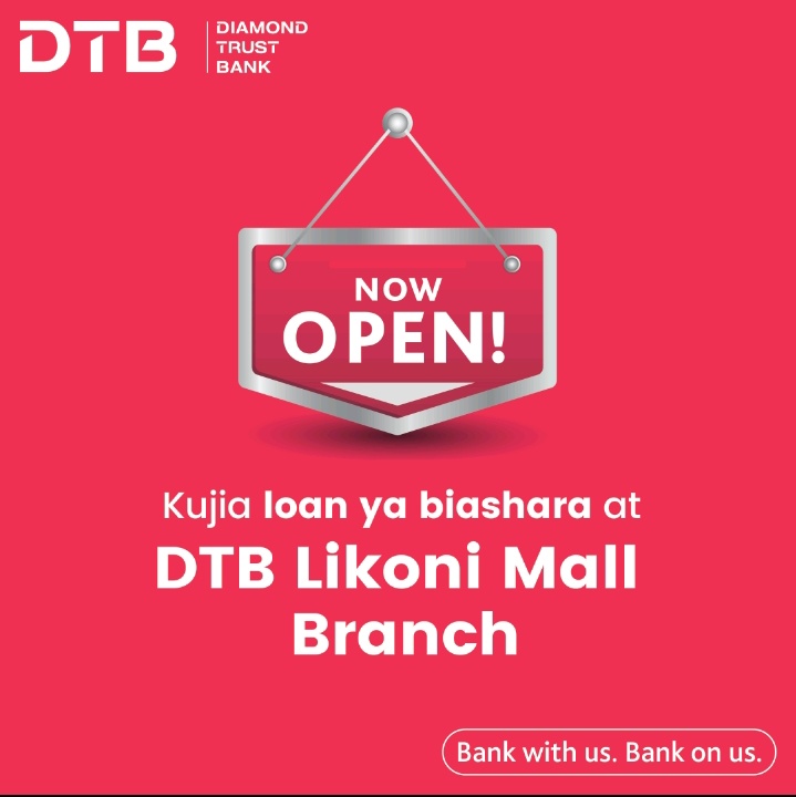 _brayoh_254's tweet photo. Business people in Pwani good news from DTB Bank. Kama hauna working capital visit the new Branch pale ground floor Likoni Mall Mombasa na utakuwa sorted.Get a business loan at the new DTB branch on ground floor at the Likoni Mall
@DTBKenya
#BankWithDTB https://t.co/pKCCiSo5GC