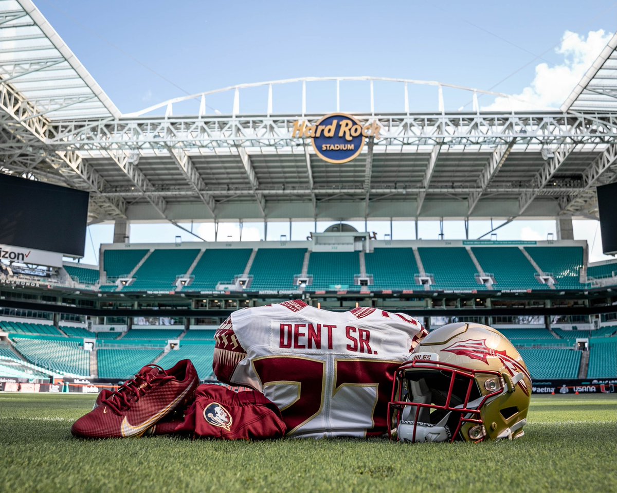 Gold helmets White jerseys Garnet pants #NoleFamily | #KeepCLIMBing