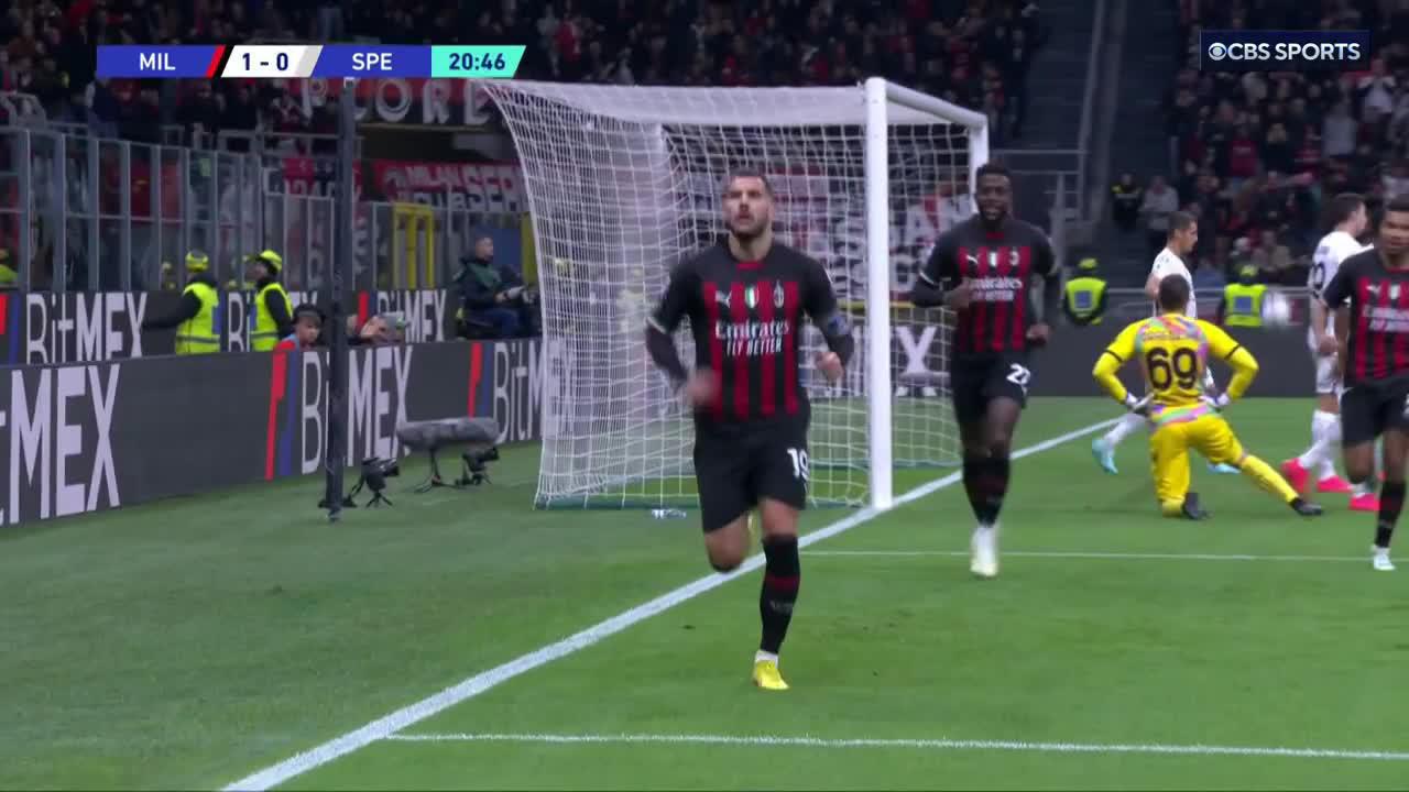He only needed 2 touches ✨

Theo Hernandez gets the party started for the defending champions 🔴⚫”