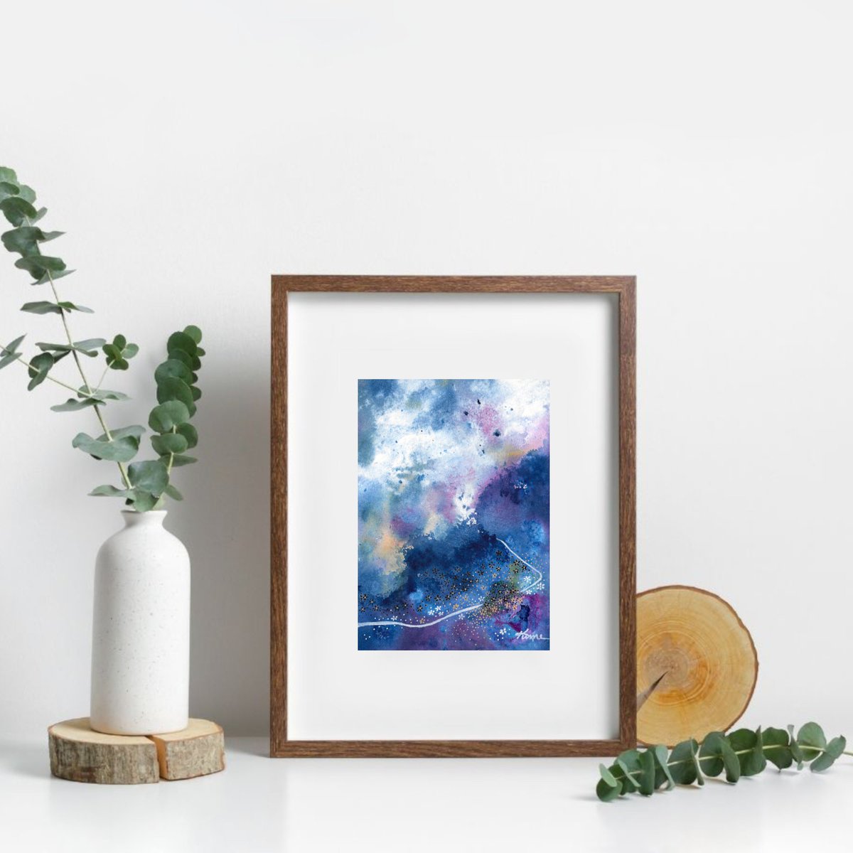 kumebryant's tweet image. #dailyart #abstractpainting #blueabstract #smallart #artchallenge #artcollector