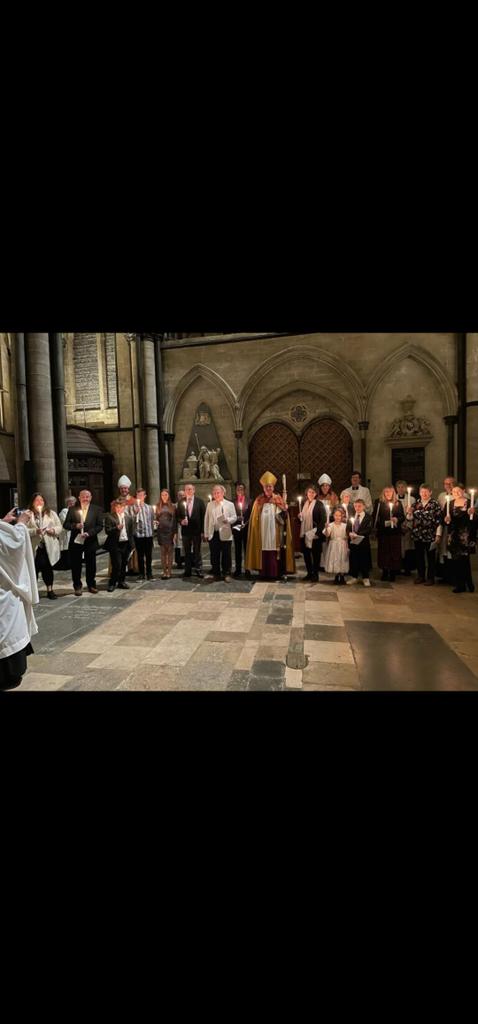 bishopsarum's tweet photo. First confirmation done @DioSalisbury A joy to welcome 18 candidates in All Saints tide @SalisburyCath https://t.co/ZxuXoloSCc