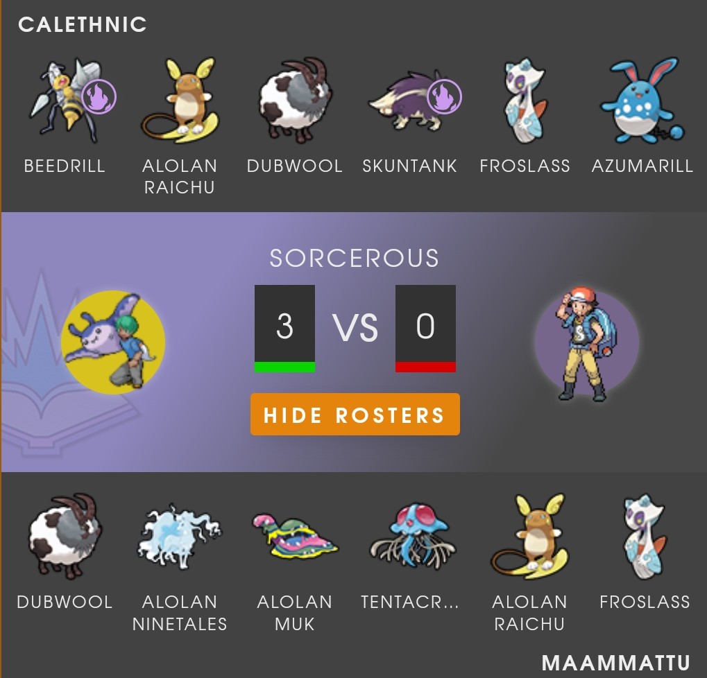 Happy to pick up a nice 3-0 this week, everything to play for at the top of bronze so every point counts!! Ggs to my opponent as always!!

youtu.be/zlcWdro9pDE

#Factions #Battlers #SilphArena