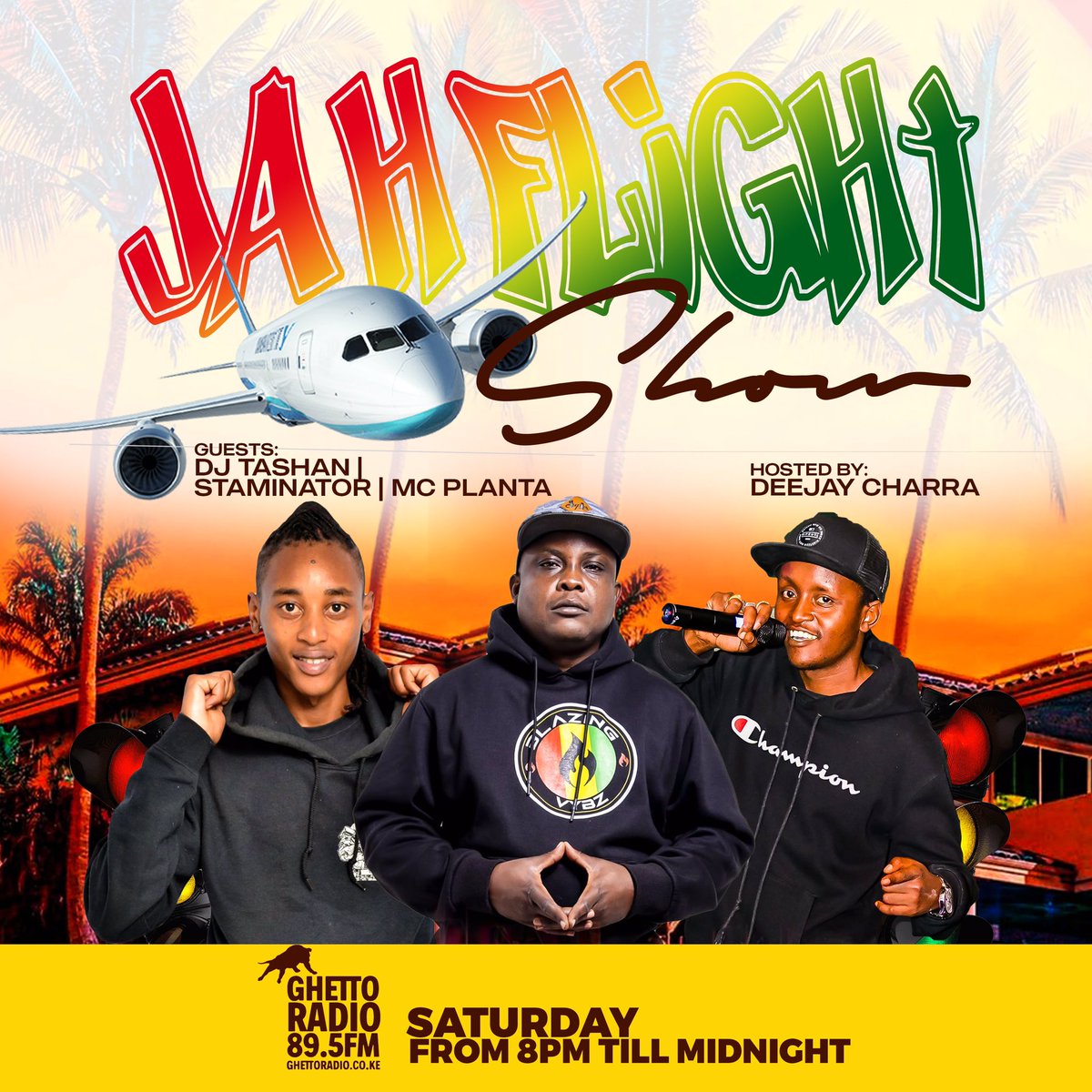 Stand up let’s chant to the bit .. reggae is our language 
#JAHFLIGHT 
#JAHMROCKDOBA 
<a href="/GhettoRadio895/">Ghetto Radio</a> 
<a href="/CharraDeejay/">Deejay Charra</a> 
<a href="/jojomackenzie2/">_JOJO..H.E.R😁💋😷🍻🍷💫</a> 
<a href="/FayahMama/">Fayah Mummah Afrika(Mama Alele) ST2 💕</a> 
<a href="/Ruthmueni254/">Ruth Mueni(Tala finest)</a> 
<a href="/rassjonnie/">Rassjonnie</a> 
<a href="/aukotbazenga/">Eng B_aukot</a>