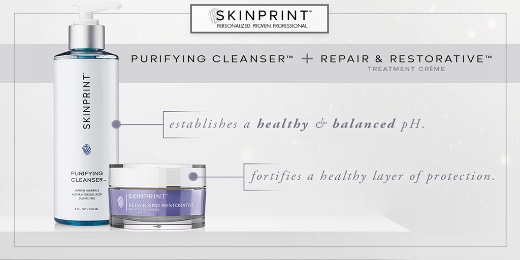 skinprint's tweet photo. Reveal brighter, smooth skin while restoring skin hydration and rejuvenation with Purifying Cleanser™ and Repair &amp; Restorative™ Treatment Crème! Shop now: https://t.co/lXfh7m1BM0  #Skinprint #skincare #skinhealth #healthyskinisin #healthyskin https://t.co/AxkStgFuny