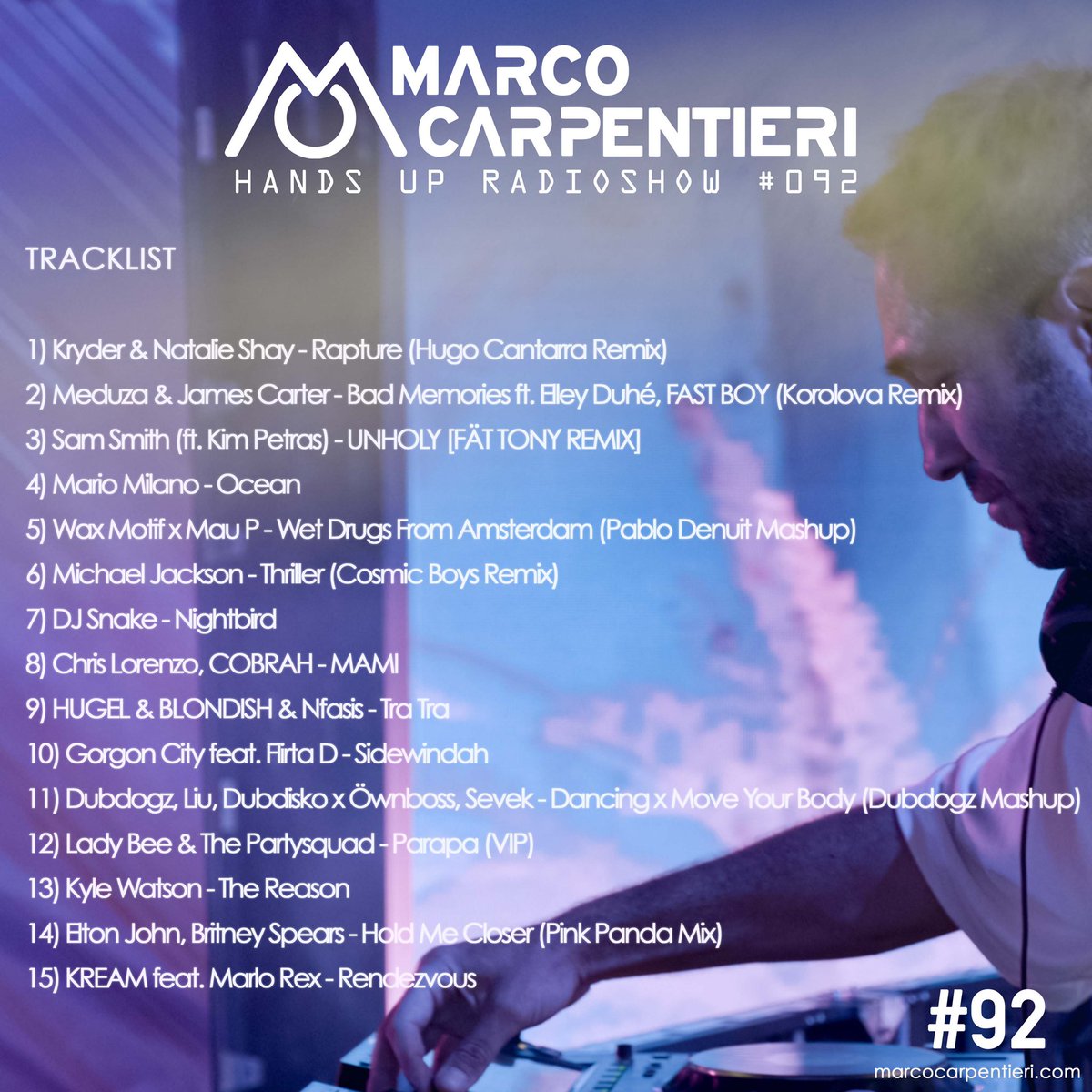 MARCO CARPENTIERI (@marcocarpentier) on Twitter photo The HANDS UP 📻🙌🏻. sound is backs! Listen to the new episode with the music of Meduza, Dubdogz, Chris Lorenzo, DJ SNAKE and many more...
mixcloud.com/marcocarpentie…
#radioshow #music #housemusic The HANDS UP 📻🙌🏻. sound is backs! Listen to the new episode with the music of Meduza, Dubdogz, Chris Lorenzo, DJ SNAKE and many more...
mixcloud.com/marcocarpentie…
#radioshow #music #housemusic