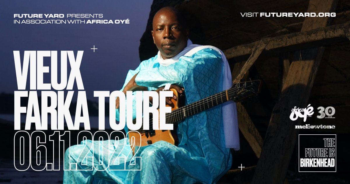 future_yard's tweet photo. We're privileged to be welcoming the legendary @Vieuxfarkatoure to our stage tomorrow night. Really looking forward to a show of immense class.
In assoc with @africaoye and @MELLOWTONEclub
Still tickets available here ⇨ https://t.co/aCPrxW2x86 https://t.co/orS4AhPjDa