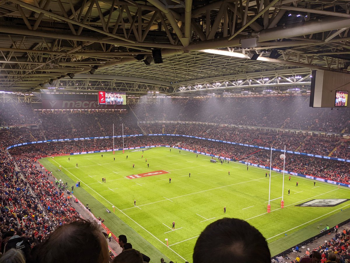 Nice to be back at the Millennium Stadium, immensely proud of my Welsh  heritage and will always be a special place
