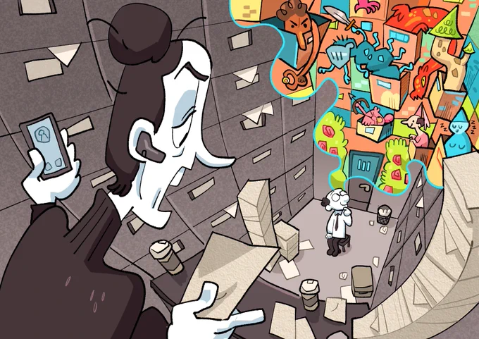 This week our assignment was to make illustrations based on a book we like, and I decided to go with my all-time favorite book from childhood "Farbror Dag Drömlund". The original illustrations are already perfect but I tried to live up to them the best I could. 