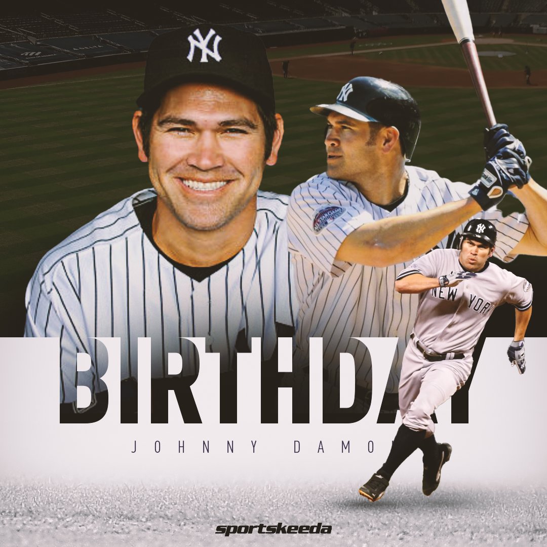 Happy Birthday to former OF, Johnny Damon!!      2x World Series Champion 2x All-Star 