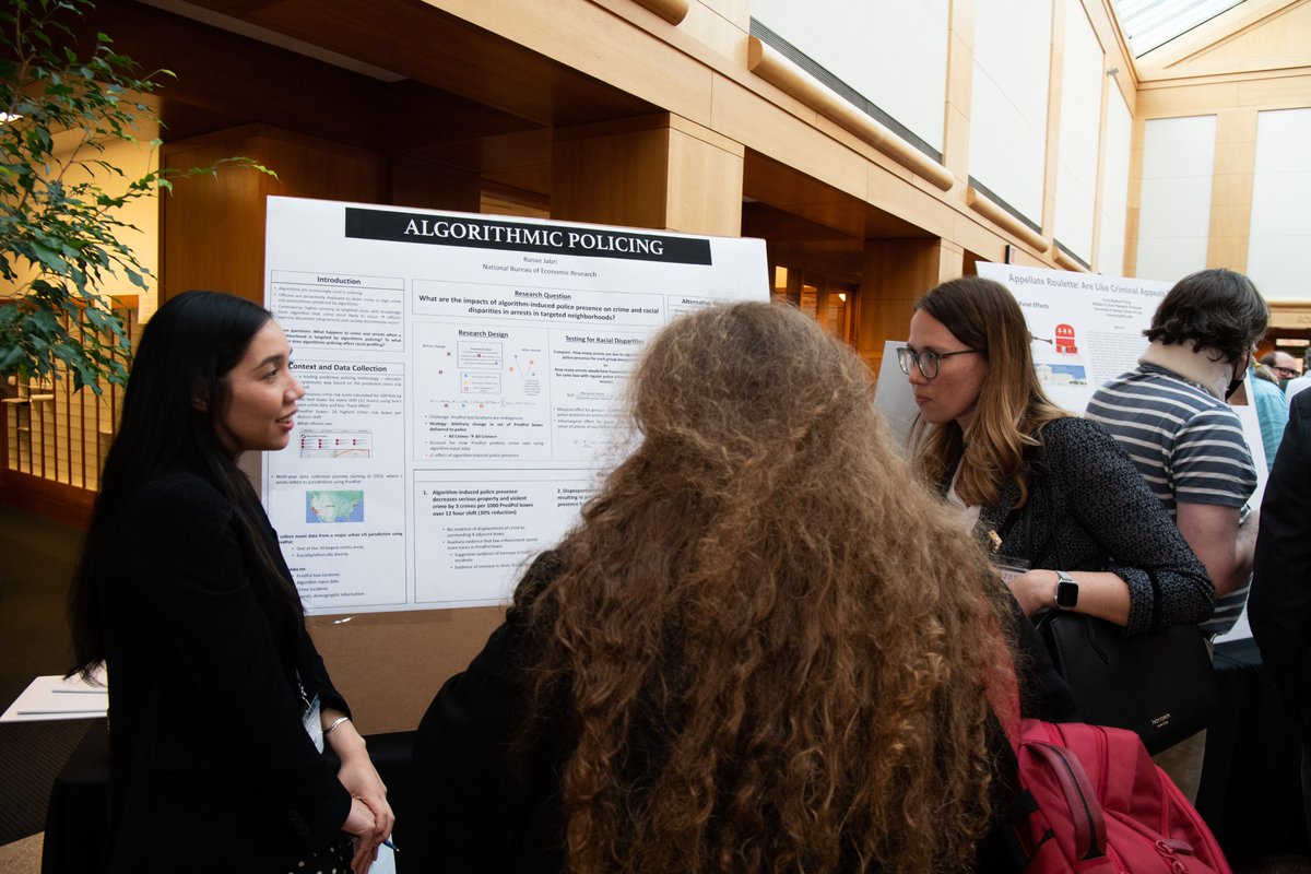 Scenes from last night's Theodore Eisenberg Poster Session: