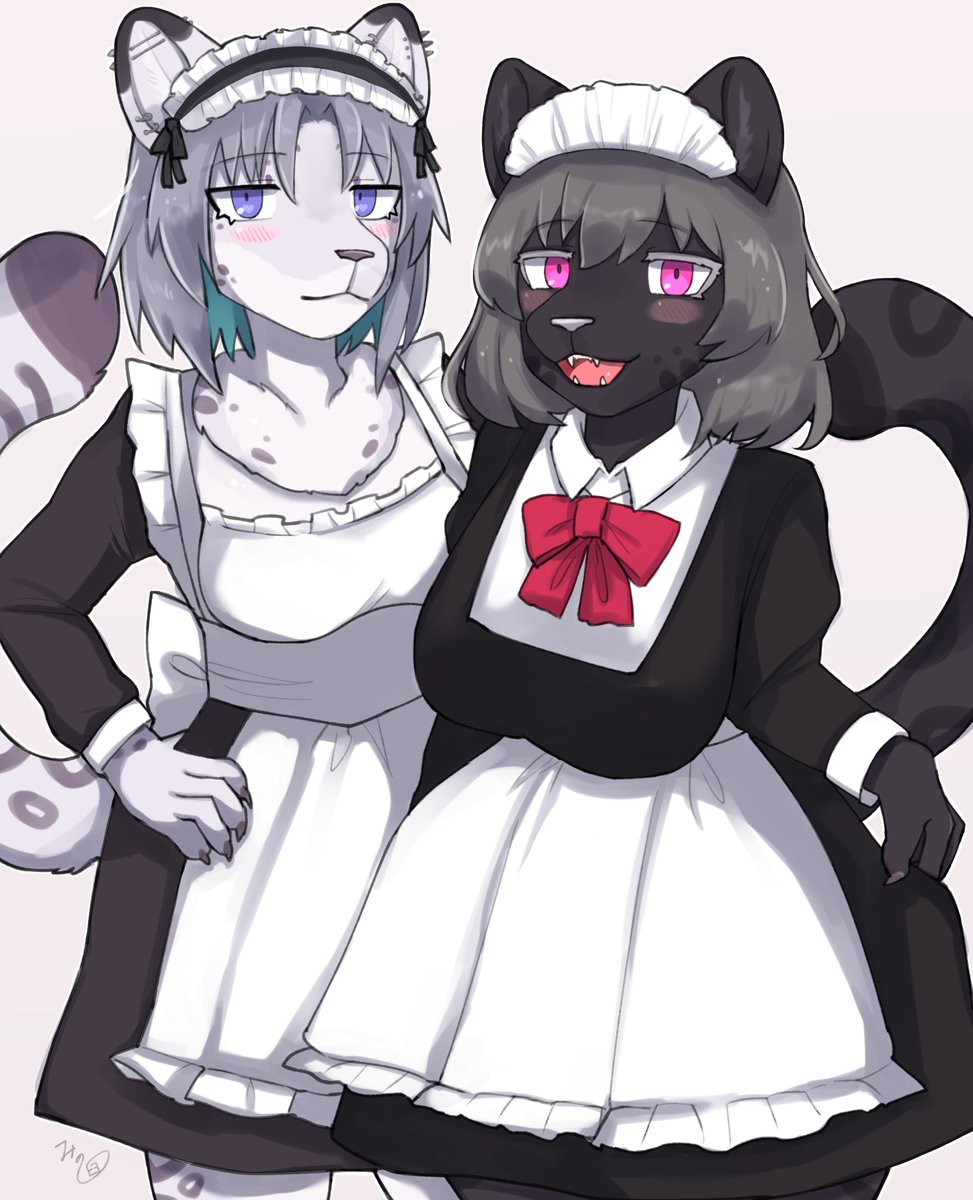 Maid leopards🐆💖 