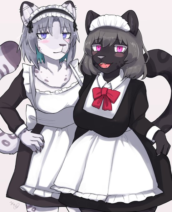 Maid leopards🐆💖 
