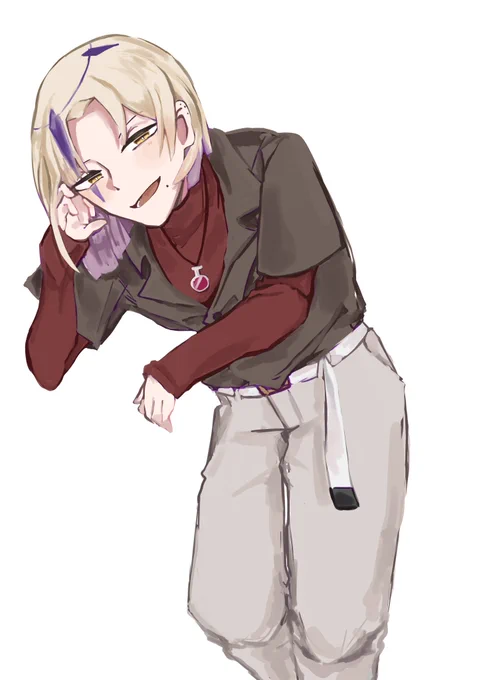全身ではないんですけど隠れているところも描いたのでおまけです 