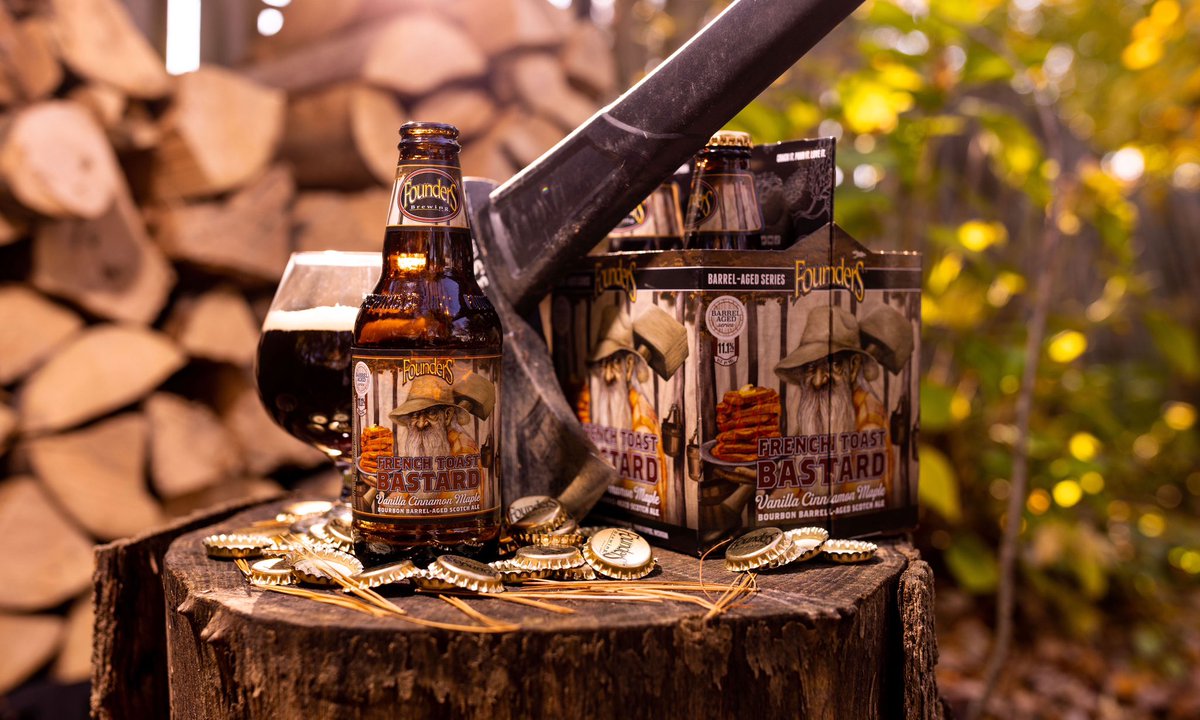 foundersbrewing's tweet photo. It’s feeling like the perfect day for a French Toast Bastard!  Our latest Barrel-Aged Series release is available at a store or stump near you now. Have you tried our brunch-inspired sipper yet? https://t.co/IwOnOES7pT