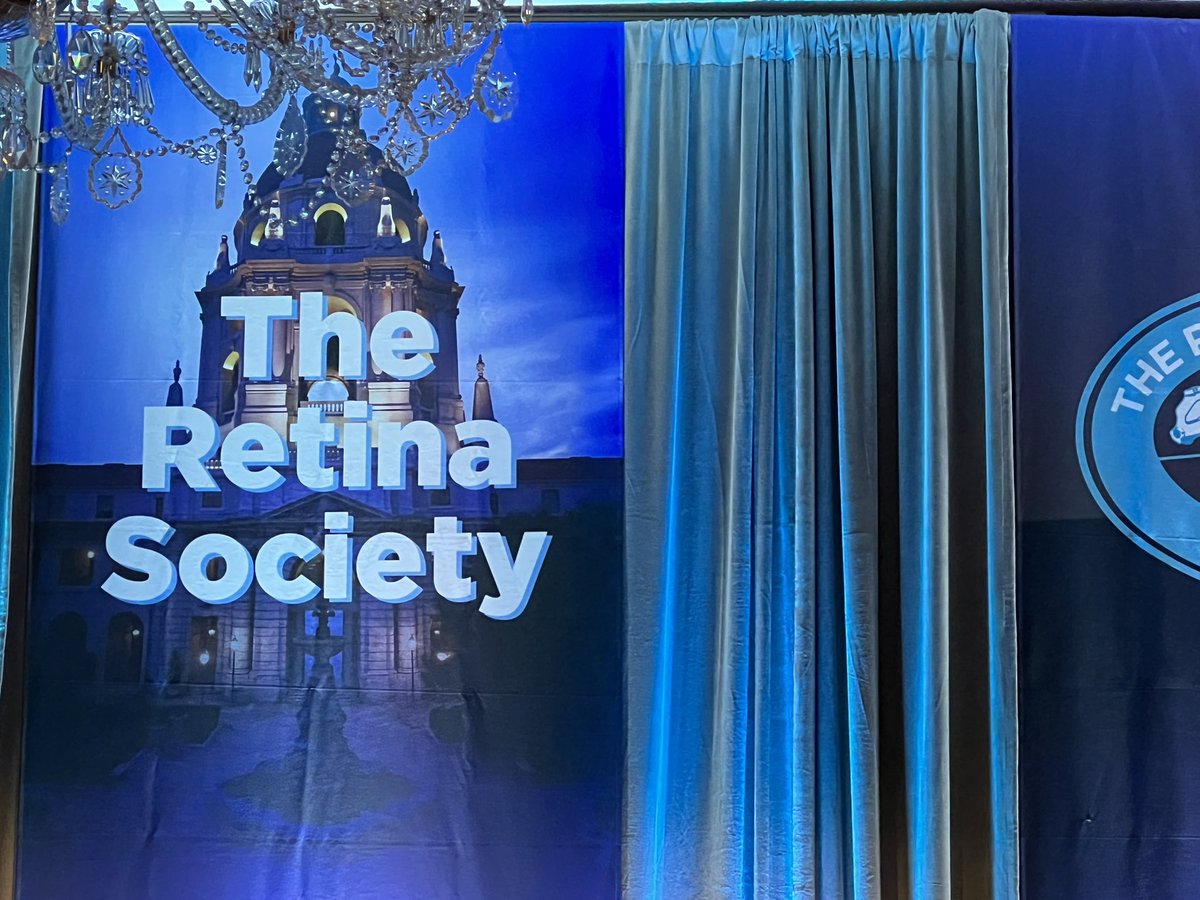 My partner @rvpchan and colleague @jpetercampbell moderating the pediatrics section of the @RetinaSociety 2022 conference. Outstanding discussion of new monitoring strategies for retinopathy of prematurity and outcomes of surgery for pediatric retinal detachment.