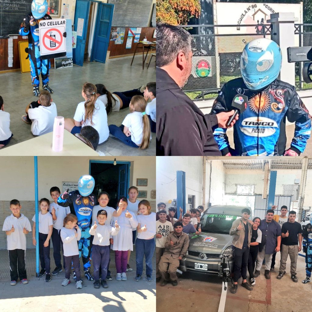 PilotoX1's tweet photo. Toda la previa @TopRaceOk 🏁
@Autodromocdu @ruseguros
#GPRioUruguaySeguros
Charlas y visitas en las escuelas de la ciudad.
#educacionvial #inclusion #rse #tangoagencia #pilototango https://t.co/76QucdwucU