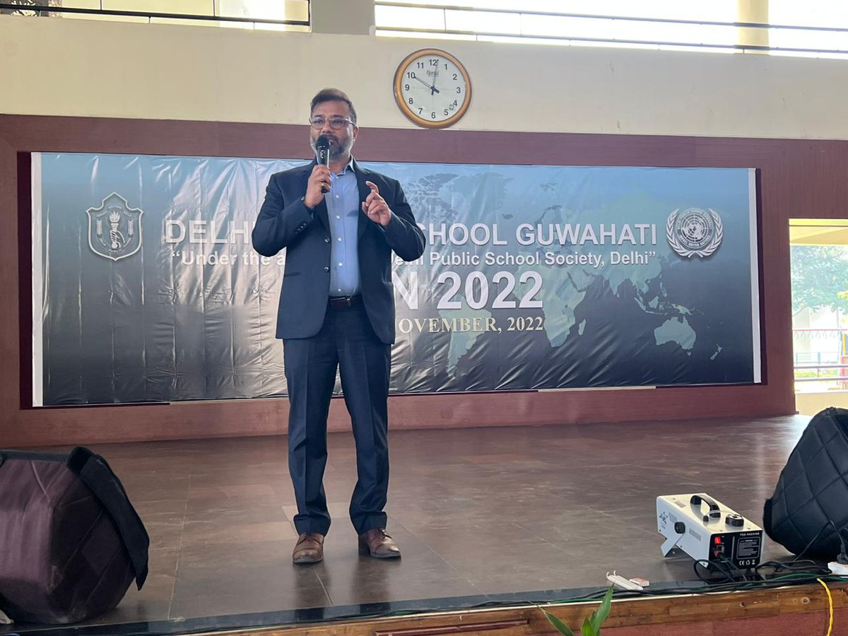 AsianConfluence's tweet photo. Sabyasachi Dutta, ED @AsianConfluence inaugurated MUN @dpsguwahati &amp; interacted with students
#MUN
#DPS2022 #Guwahati https://t.co/TyLpXPDzVf
