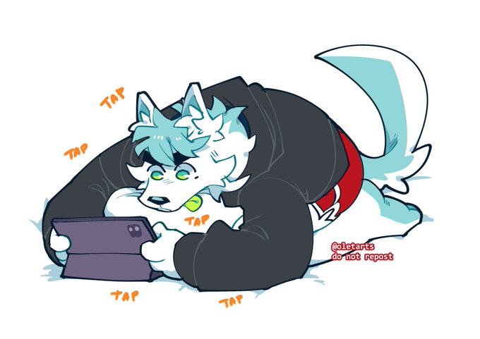 my usual pose when gaming on the tablet  