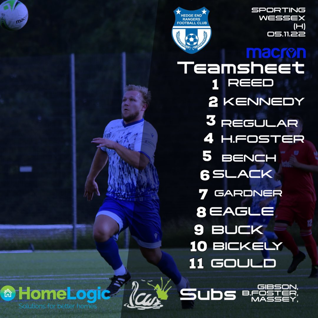 Hedge End Rangers FC on Twitter "Todays starting 11 https//t.co