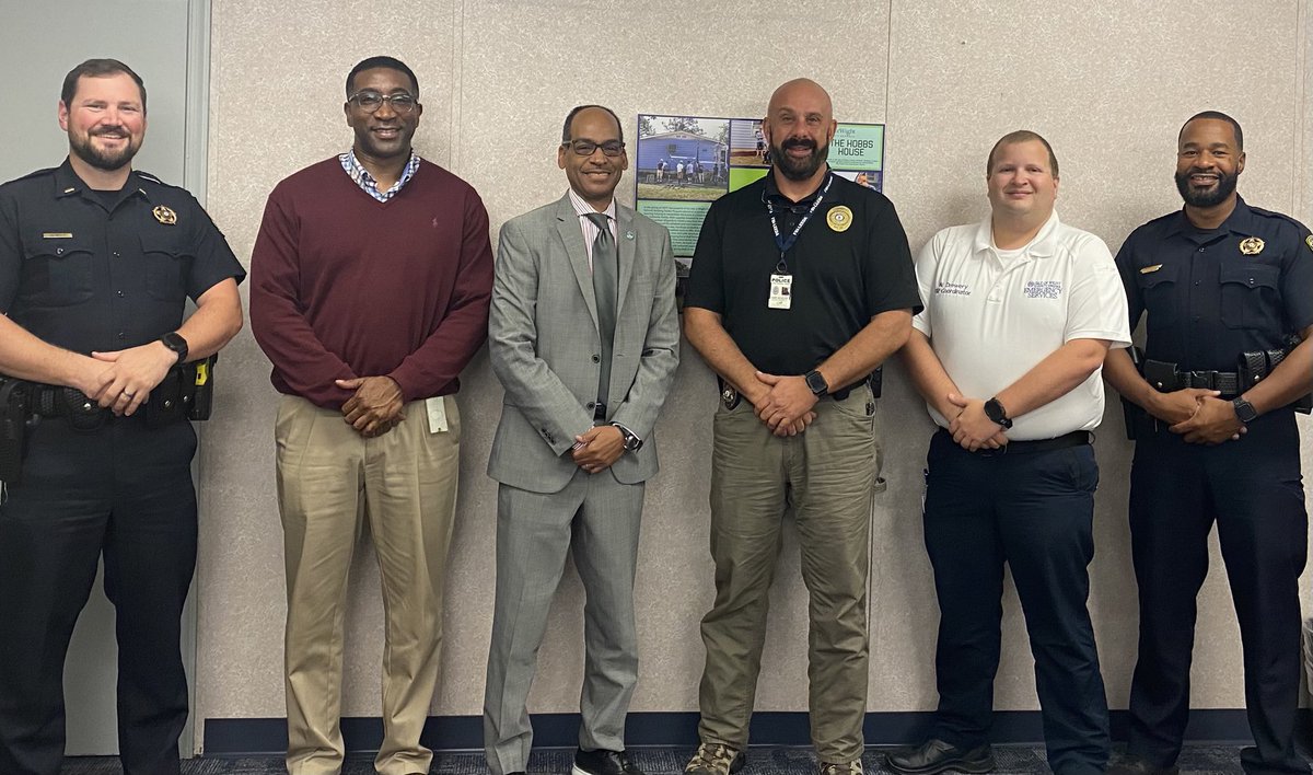 Thank you Isle of Wight law enforcement partners for joining us to have an in-depth conversation on ways to enhance the safety and security for our schools. Thank you LT Acey, Windsor Chief Riddle, Dir. of Emergency Service Mr. Drewery, and SGT Johnson.