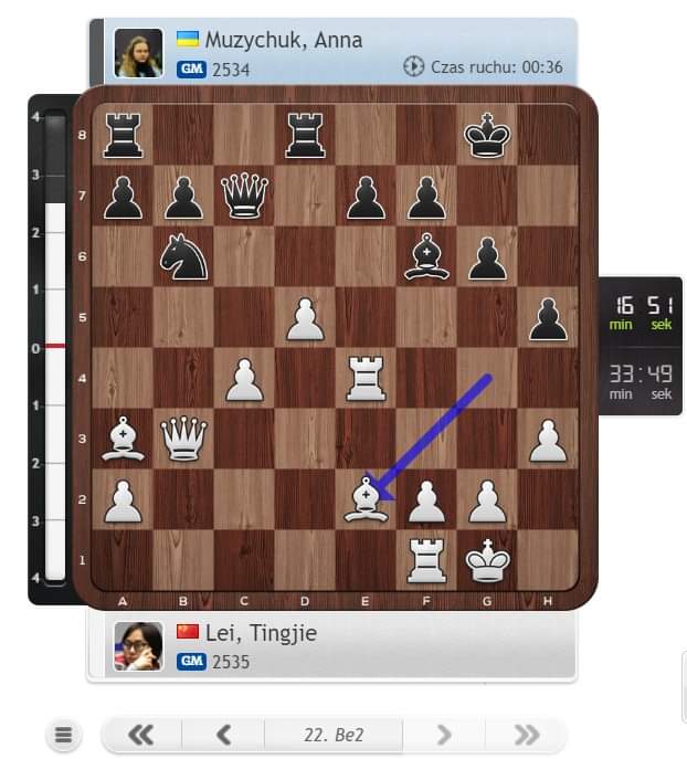 EuropeanChessTV's tweet photo. Will we have the semifinals finished today? Tingjie Lei grabbed quite a bit of initiative against Anna Muzychuk!

Watch official broadcast: https://t.co/HbS2wQAxiU
@FIDE_chess #fidewomencandidates https://t.co/b4GvSkqwHk