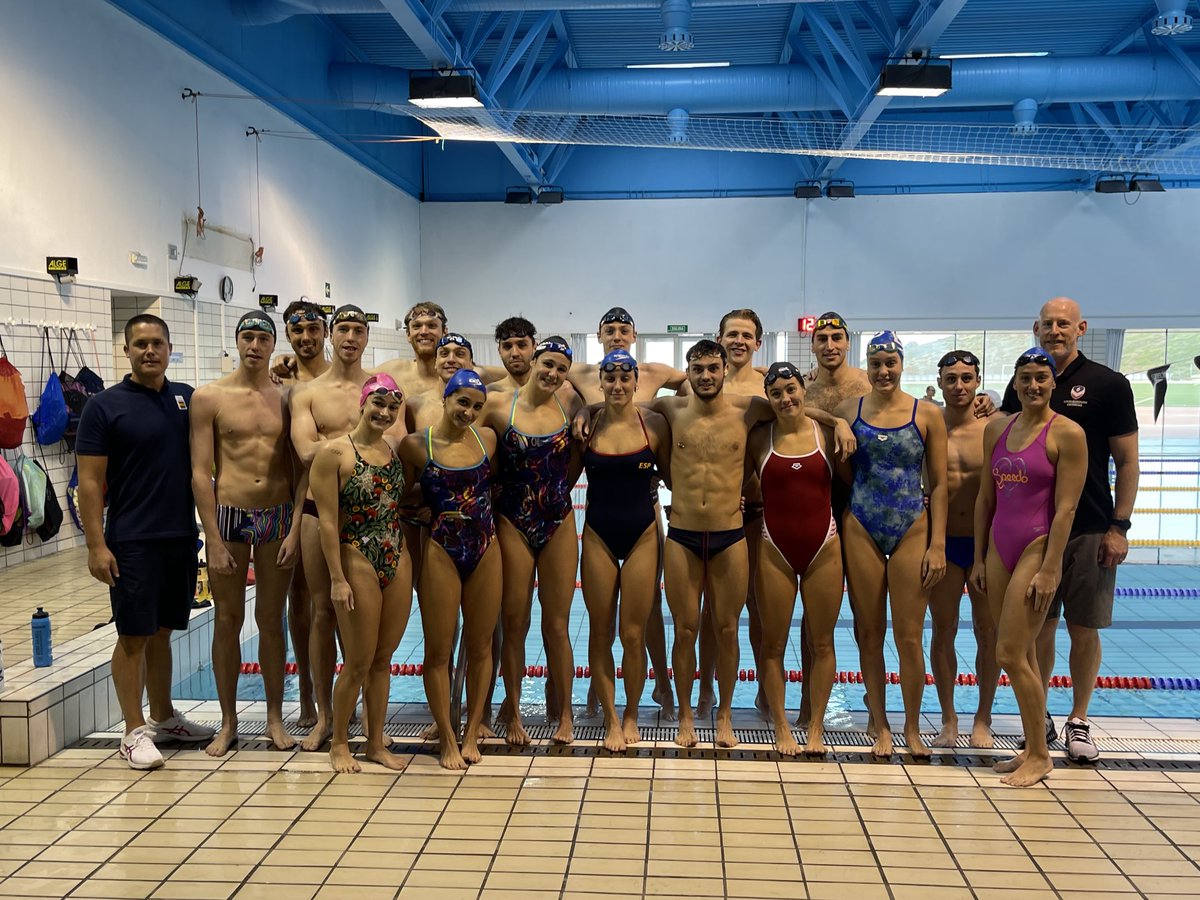 Altitude camp once again proving to be highly valuable in building aerobic capacities. Excellent collaboration with Spanish Swimming Federation 🙌 with athletes and coaches learning from each other 🇪🇸🇬🇧🇵🇹🇭🇺🇬🇷🇦🇹🇮🇪