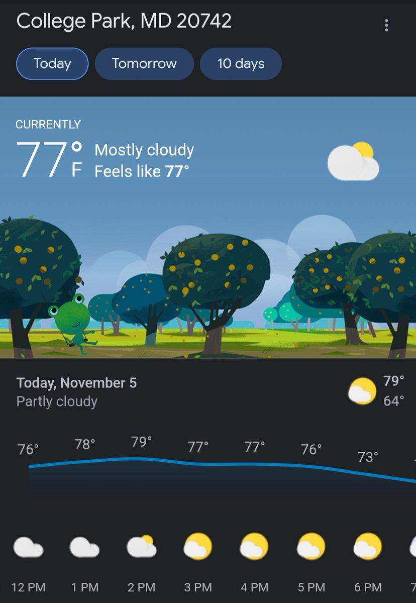 corporalmanny's tweet photo. The date may be November, but according to DC area Weather, we're in August https://t.co/8SrbW3cjBr