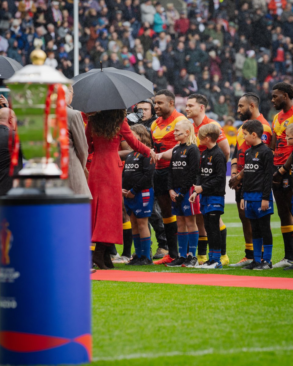 Great day in Wigan today to celebrate the @RLWC2021!