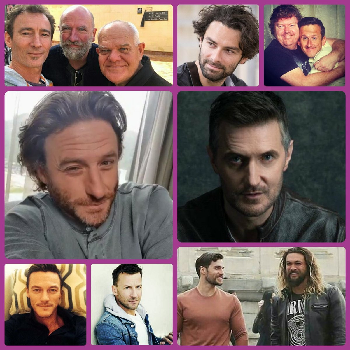 gonzobyrne's tweet photo. Good evening. Wishing everyone a fantabulous weekend xxx
#gonzohugsnkisses
#dailydean #deanogorman #dailyarmitage #richardarmitage #aidanturner #markhadlow #jedbrophy #grahammctavish #stephenhunter #adambrown #lukeevans #craigparker #henrycavill #jasonmomoa https://t.co/OA9fLzATYM