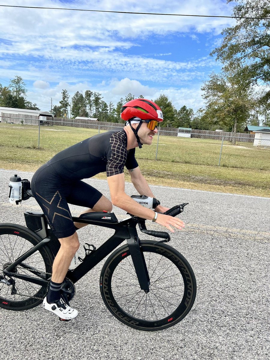 IRONMANSFP's tweet photo. CRUISIN’ WITH HIS @TrekBikes🌴#GOSPENCEGO #IMFL2022 https://t.co/BJQUN0HJIA