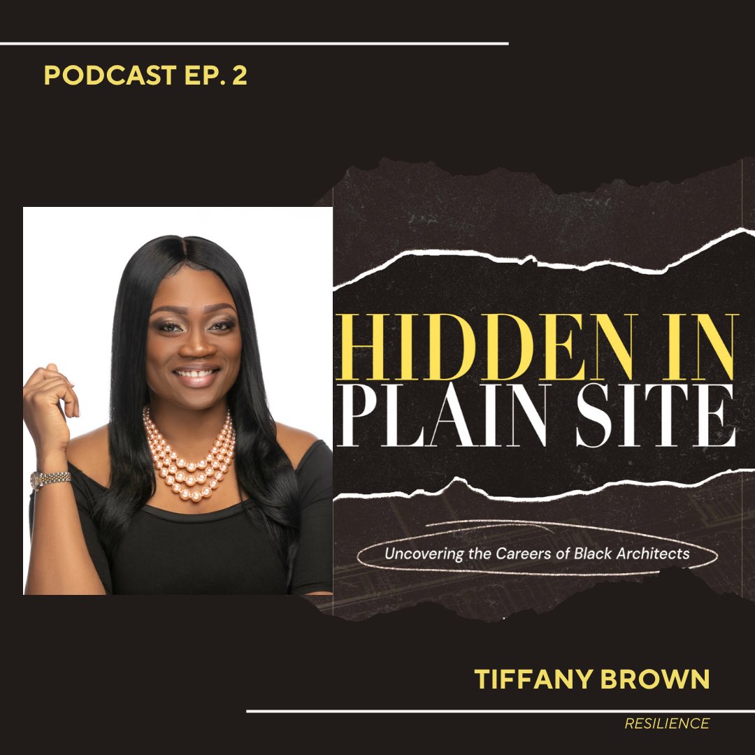 Have you heard @NomaNational’s Executive Director Tiffany Brown @TiffanyB_313 on #HiddenInPlainSite? . Through 400Forward, she mentors girls and provides scholarships as they progress through licensure . Listen at noirdesignparti.com/pages/podcast and subscribe #architecture #podcast