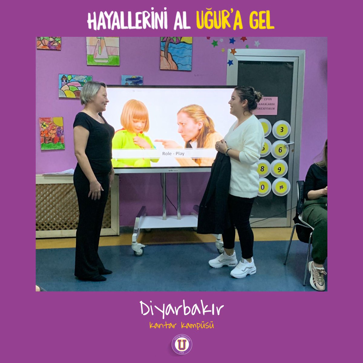 Okul Öncesi ve İlkokul öğrencilerimizin Uğurlu anneleri ile; annelik rolü, annelik duygusu ve bir anne olarak çocuk yetiştirmek üzerine keyifli bir atölye çalışmasında buluştuk.