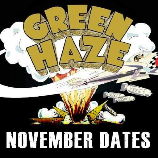Happy November folks!

Here's where you can find us tearing it up this month:

Friday 11th - Firebug, Leicester
seetickets.com/event/green-ha…

Saturday 12th - Nightrain, Bradford
ticketweb.uk/event/green-da…

Saturday 26th - Imperial Music Venue, Mexborough
fatsoma.com/e/rkjfai2g/gre…