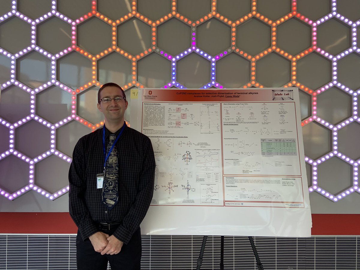 Having a great time at OIW! Andrew, Aidan, and Jordon got to present posters on their exciting work last night!