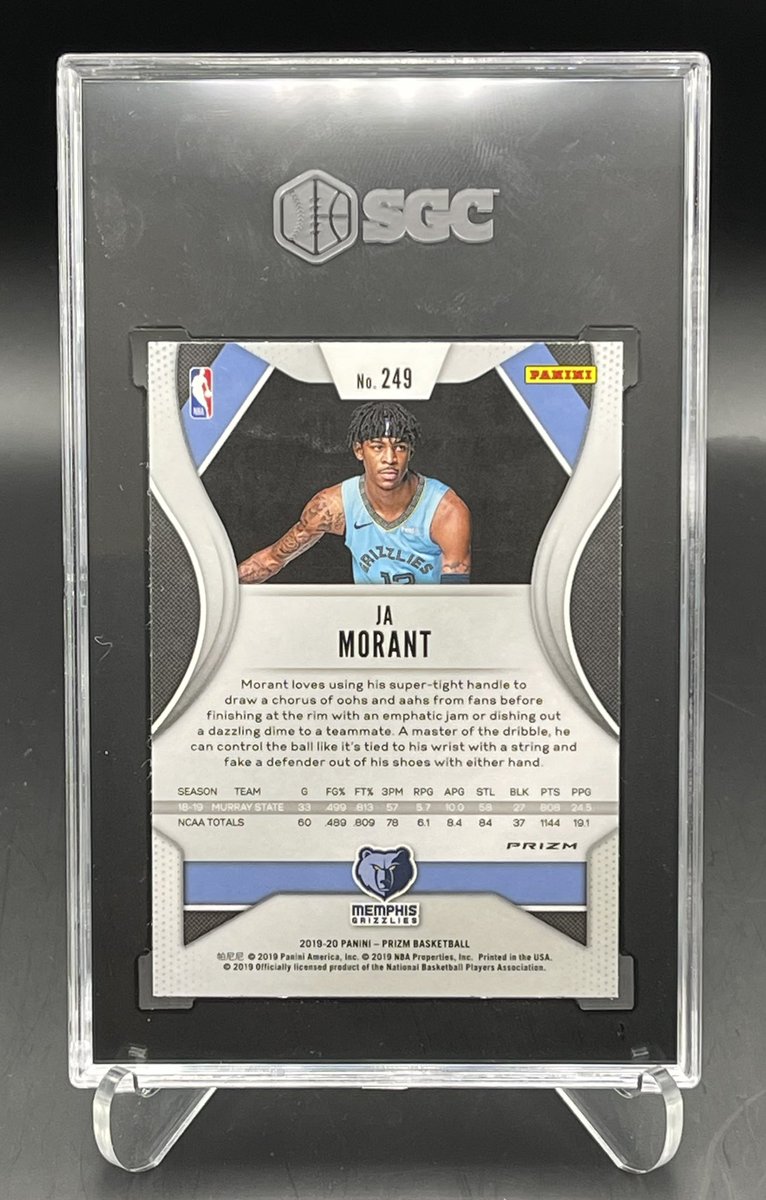 kbsports_c's tweet photo. 2019-20 Panini Prizm Ja Morant RC Silver Prizm! RTs are appreciated! https://t.co/tfid6ds6uN @PlusCards @BlazedRTs @sports_sell @TheHobby247 @hobbyretweeters @HobbyConnector @ILOVECOLLECTIN1 #sportscards #sportscardsforsale #TradingCards #thehobby #sportssellsales https://t.co/RUSoBk3uMm