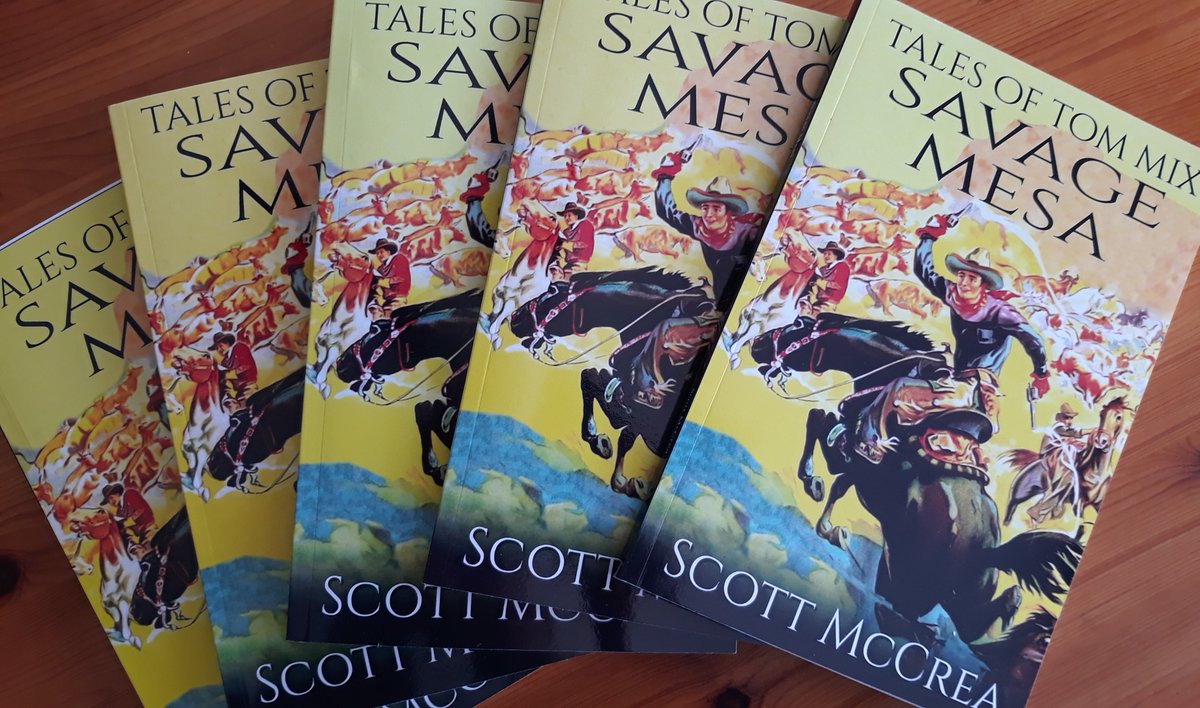 ScottMcCreaWest's tweet photo. While I love e-reading, nothing beats a traditional book for me. Glad to say that @PublishingDs
did a beautiful job with the 2nd book in my #TalesofTomMix series.
#TomMix #physcialbooks #ebooks #hardcopybooks #readersoftwitter #Reading #readingforpleasure #booklovers #booknews https://t.co/cDv1ZmvO2Z