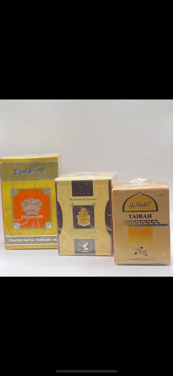 DatesOuds's tweet photo. Arabian ouds/perfumes and concentrated perfume oil’s available. Bakhoor , Mukhalat al Taibah both concentrated perfume oils and £7 each mukhalat al Salaam £7 each. Oud £5 each #bakhoor #attar #madinah #Perfume #SaudiArabia #gift #sunnah #umrah #scent https://t.co/c7MjdMXYc4