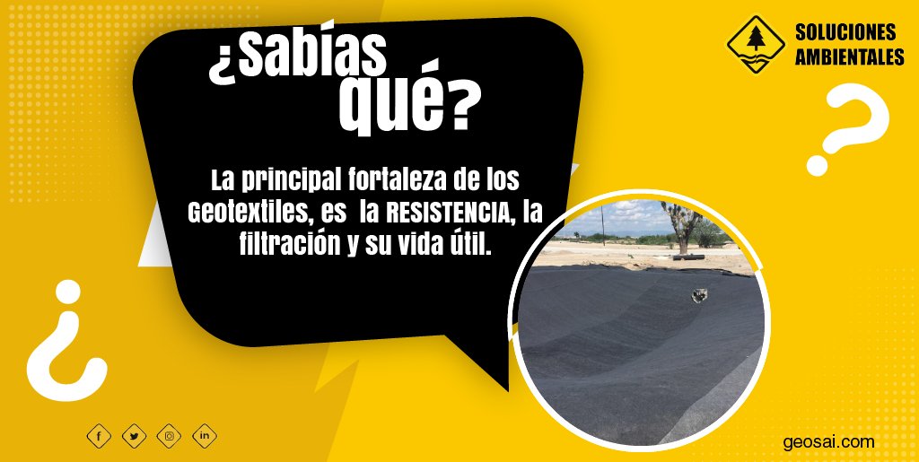 SAISoluciones_'s tweet photo. ⚫Además, es capaz de retener arena y granos, finos o gruesos, sin que estos presenten un peligro para su composición.
Conoce más sobre ellos en nuestro sitio
🌐https://t.co/R0RAnioJKg
#GEOSAI #Geotextiles #SolucionesAmbientales https://t.co/SmIJM7OXAh