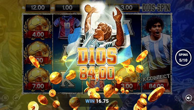 Blueprint Gaming Nets a Winner with Licensing of D10S Maradona™