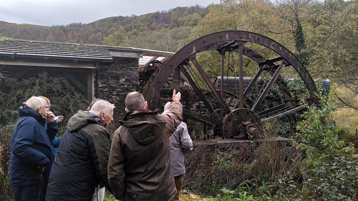 BecFalvey's tweet photo. Fabulous to be in Machynlleth for the @WelshMillsSoc AGM &amp; autumn meet up today, exploring new places. Diolch am diwrnod hyfryd! https://t.co/Hm1VnUWe0B